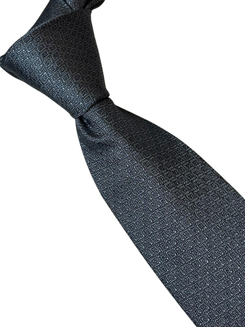 silver grey tie with snakeskin design style effect